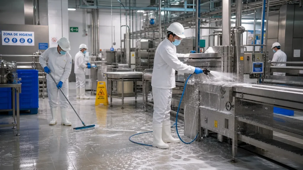 Instalaciones alimentarias limpieza